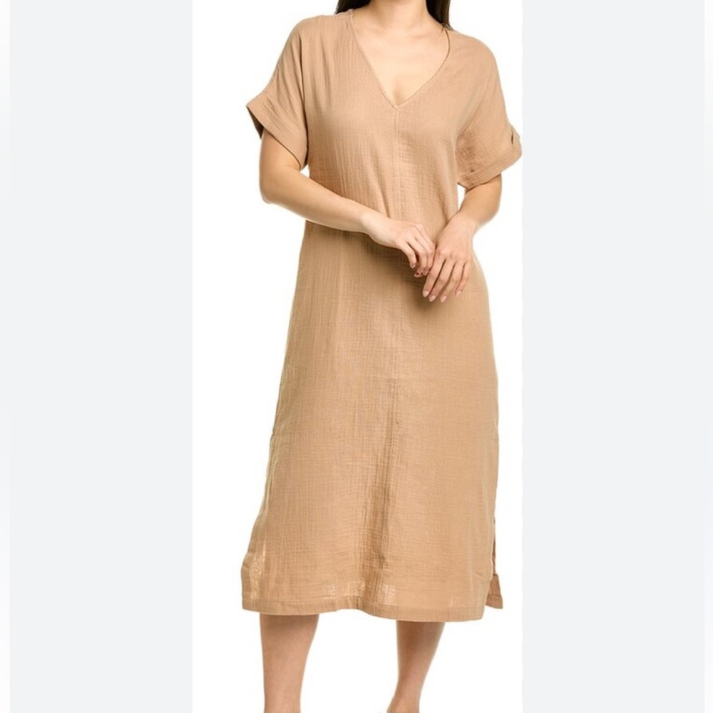 Faherty Dream Maggie Organic Cotton Dress Midi